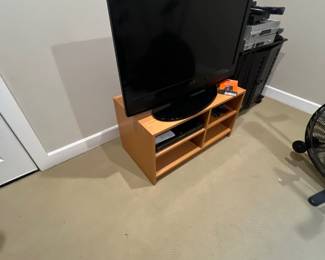 TV with entertainment stand
