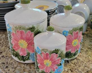 Vintage Lefton Canisters