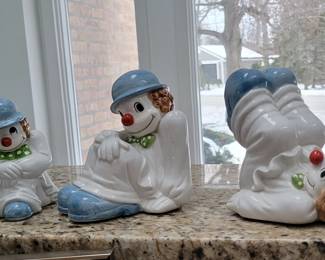 Fitz and Floyd Clown Set