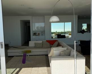 Joe Columbo Coupe Floor Lamp by Oluce