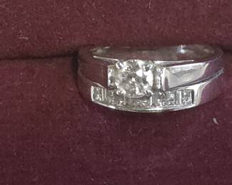 14K and Diamonds ring 