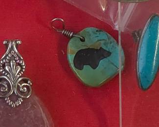 Unique turquoise pendant 
