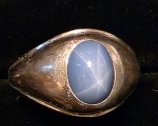 10K Gold ring with Star Sapphire