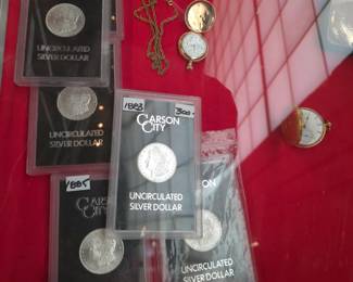 Assorted Silver coins 