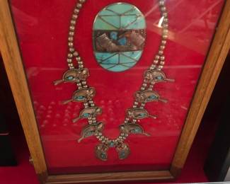 Turquoise Squash Blossom 