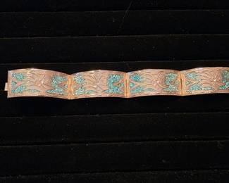Inlaid Turquoise bracelet