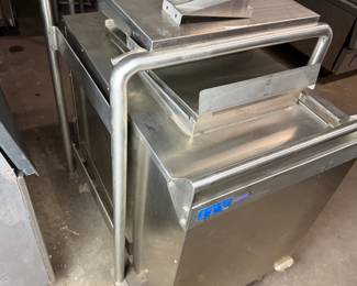 Ice Cart, Stationary Stand, Ice Storage Bin
