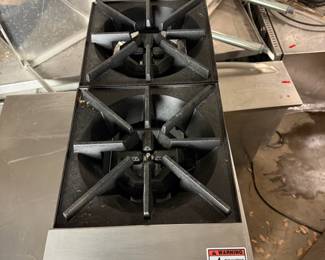 12" Gas Hot Plate-2 Burners