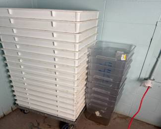 pizza dough proofing boxes, food containers