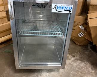 Avantco 23" Glass Door Back Bar Refrigerator