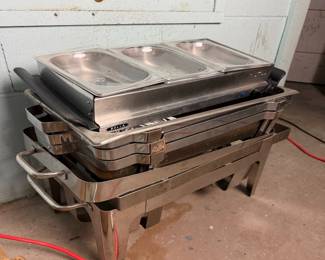 electric chafing dish and stands