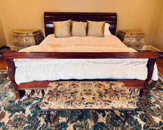 Counci Craftsman Open footboard KING Sleigh bed