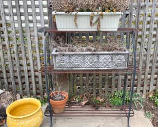 Plant stand and garden decor