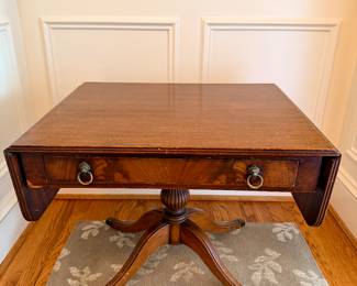 Regency style drop leaf Pembroke Table