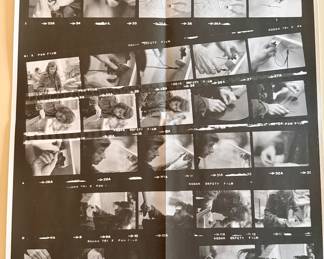 Barbara Moore/Joe Jones contact sheet style poster, unframed