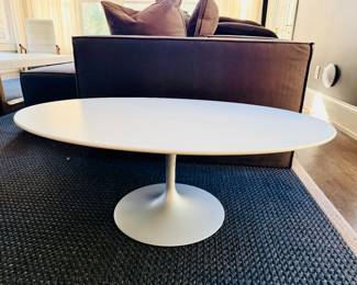Saarinen Oval Side Table.  42"L x 28" W x 16"H.  (2) available