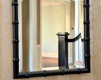 Faux Bamboo Mirror