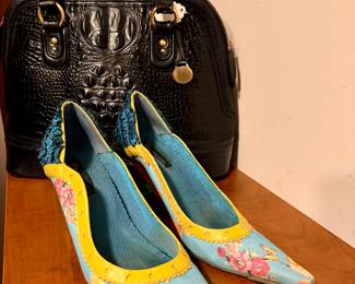 Morenatom kitten heel shoes, Brahmin Handbag