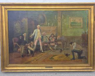 19th century genre painting.