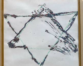 Star of David wayercolor.