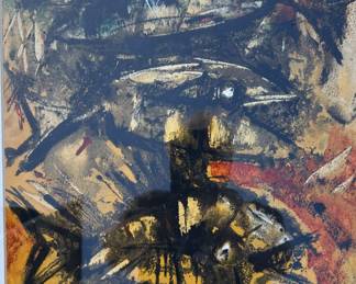 Watercolor of 2 fish by Cuban artist.