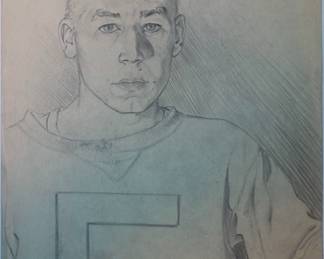 1940s John Hultberg self portrait.