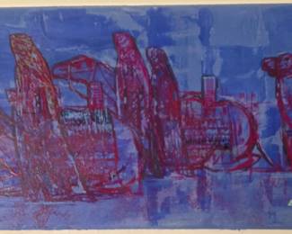 Edgar Kiechle gouache.