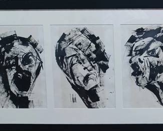 Leon Collard tryptych.