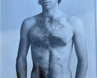 Photo of man by warhol affiliated artist.