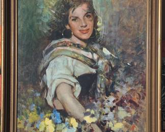 1950 40 x 30 Italian oil