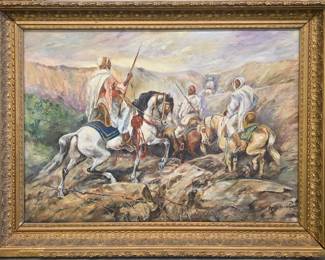 Early 20th century hunting party.