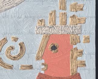 Great mixed media and oil.