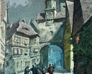 European lithograph.