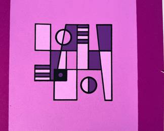 Romo Mexican serigraph.