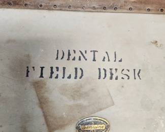 US Army dental field desk