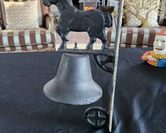 Barn find, heavy metal, wall mount bell