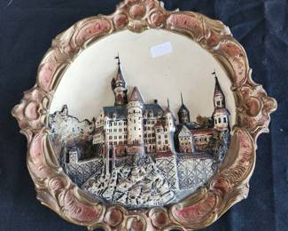 Vintage deco plate by Neuschwenstein