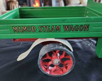 Vintage metal steam wagon by Mamod. Works!
