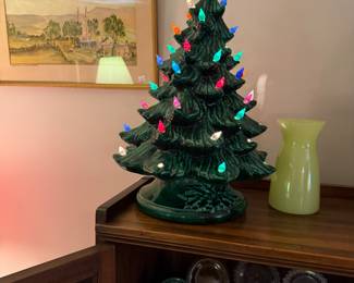 Vintage Ceramic Christmas Tree