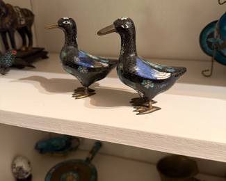 Cloisonné Ducks