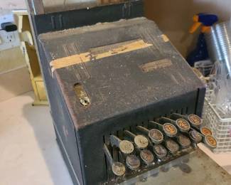 Antique cash register