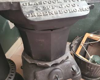Antique cast-iron stove