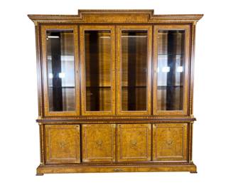 $20,000+ Neoclassical Italian Custom Commissioned Cabinet with Gilt Bronze Mounts