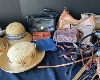 Ladies, Hats, Purses, And Belts