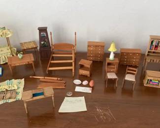 Dollhouse Furniture Some Pieces Signed
