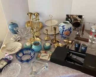 Candle Holders Ashtrays Barware And More
