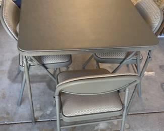 Card Table And Chairs