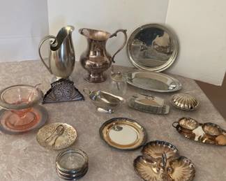 Silver Plate Serving Lot