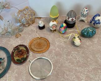 Collectible Eggs And Sun Catchers