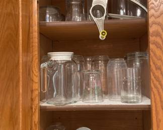 Glassware And Some Vintage Kitchen Accessories